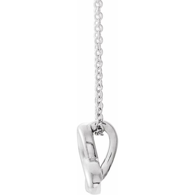 Sterling Silver Celtic-Inspired Trinity 16-18" Necklace