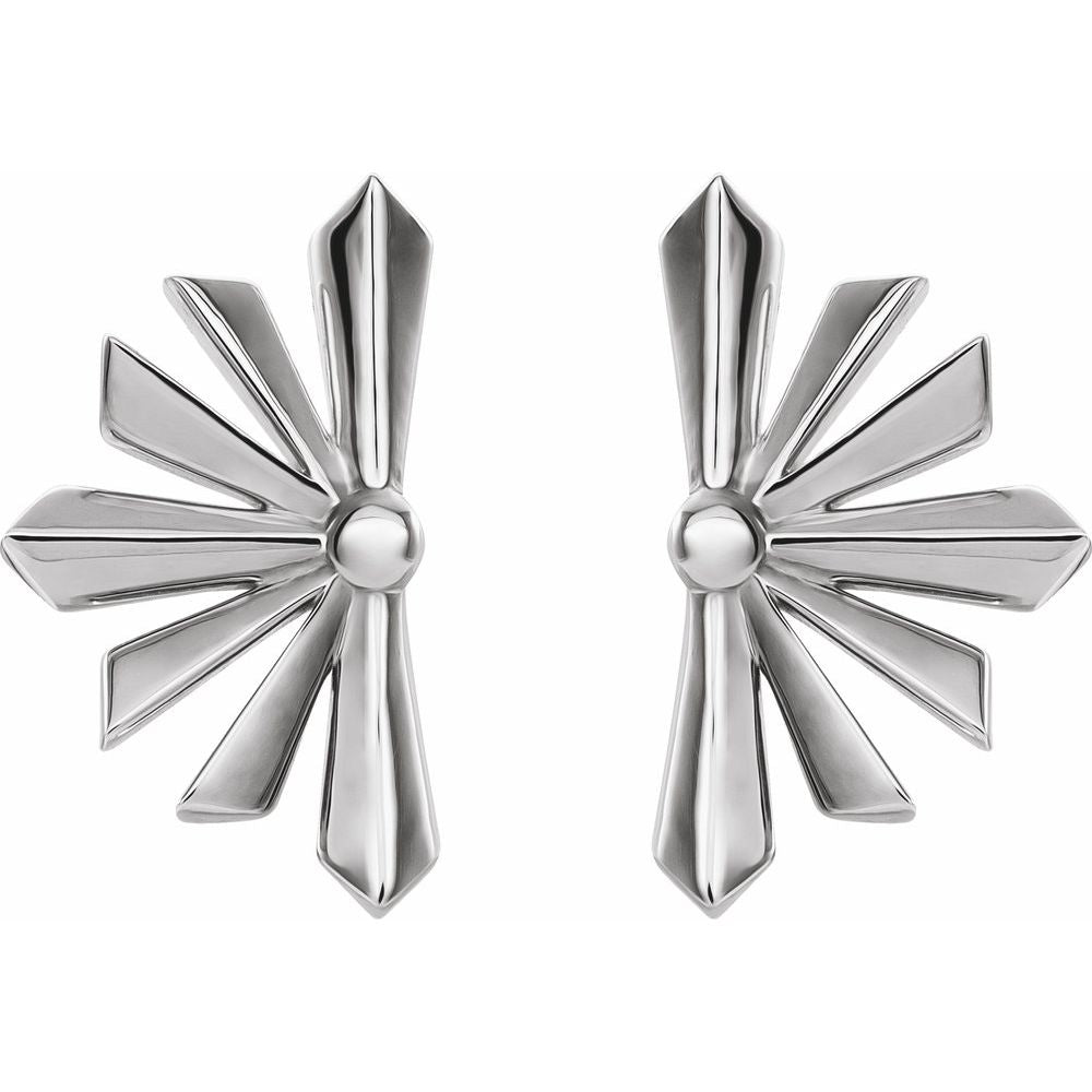 Star Earrings in 14K Solid Gold