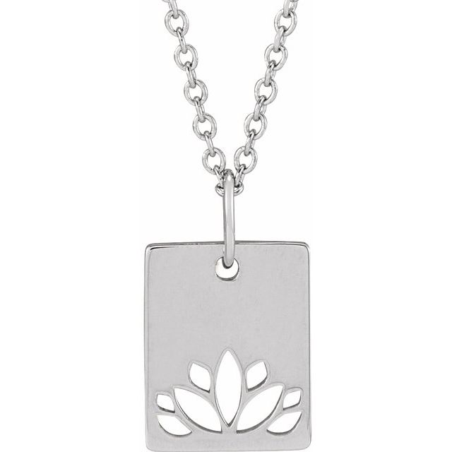 Lotus — Sterling Silver Necklace – AuAlchemy