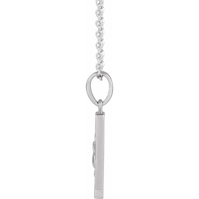 Sterling Silver Holy Spirit & Dove 16-18" Necklace