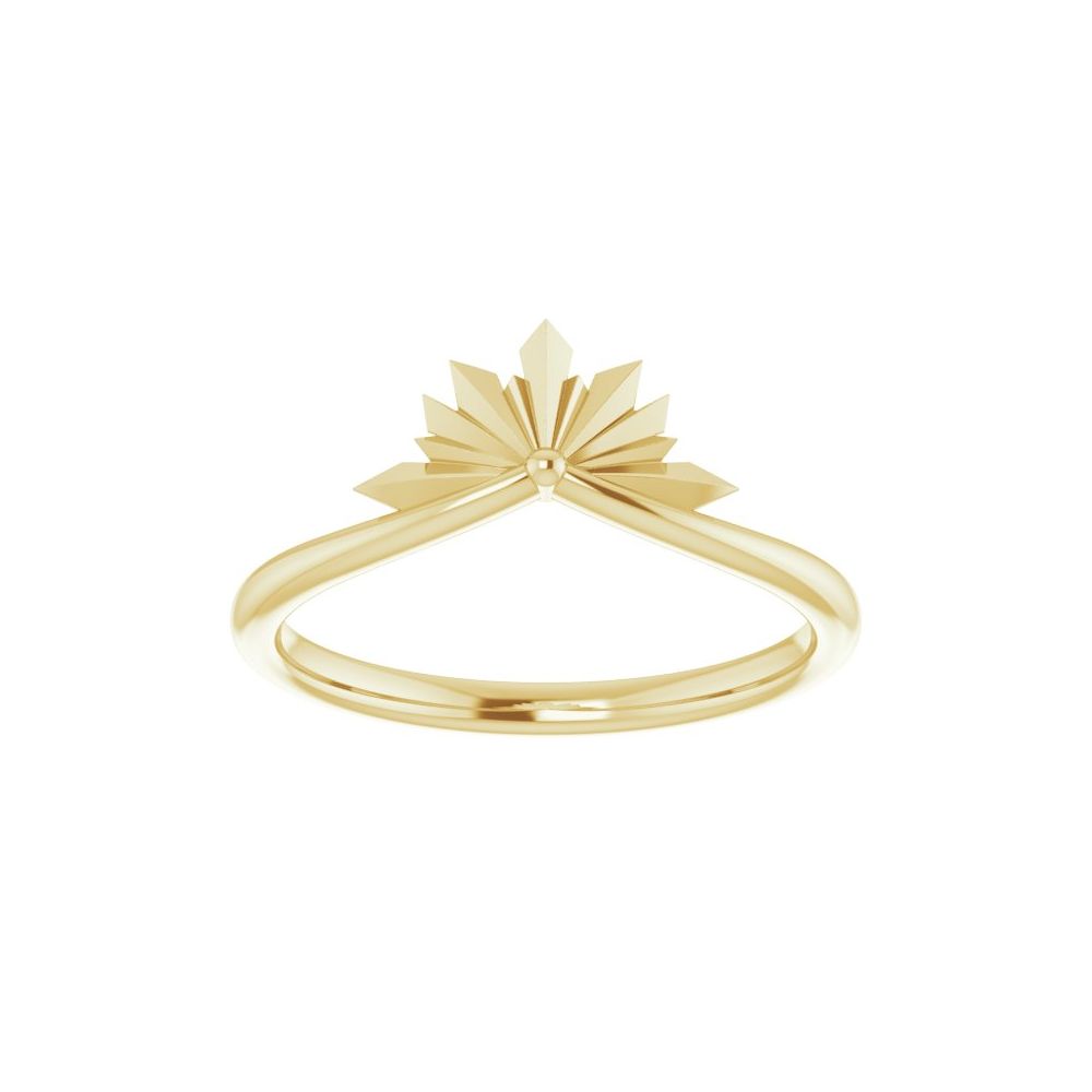 Star Ring in 14K Solid Gold