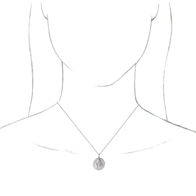 Sterling Silver Buddha 16-18" Necklace  