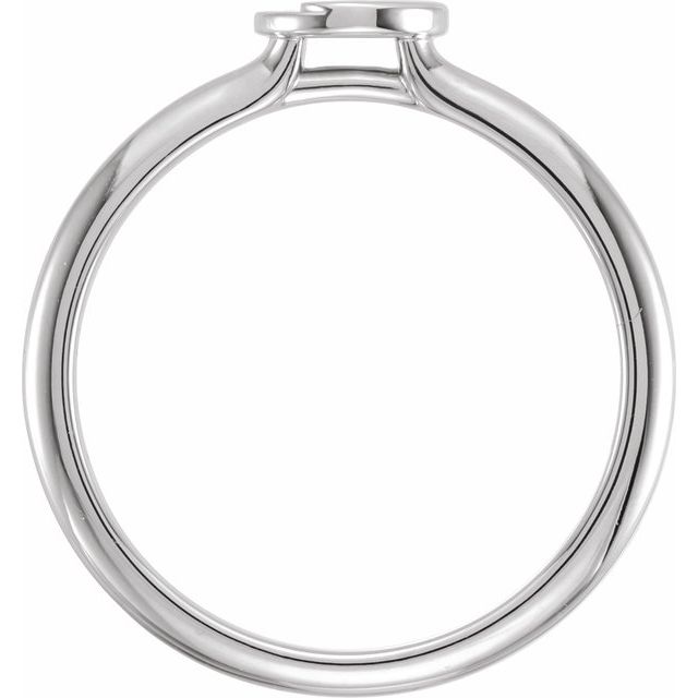 Sterling Silver Stackable Yin Yang Ring