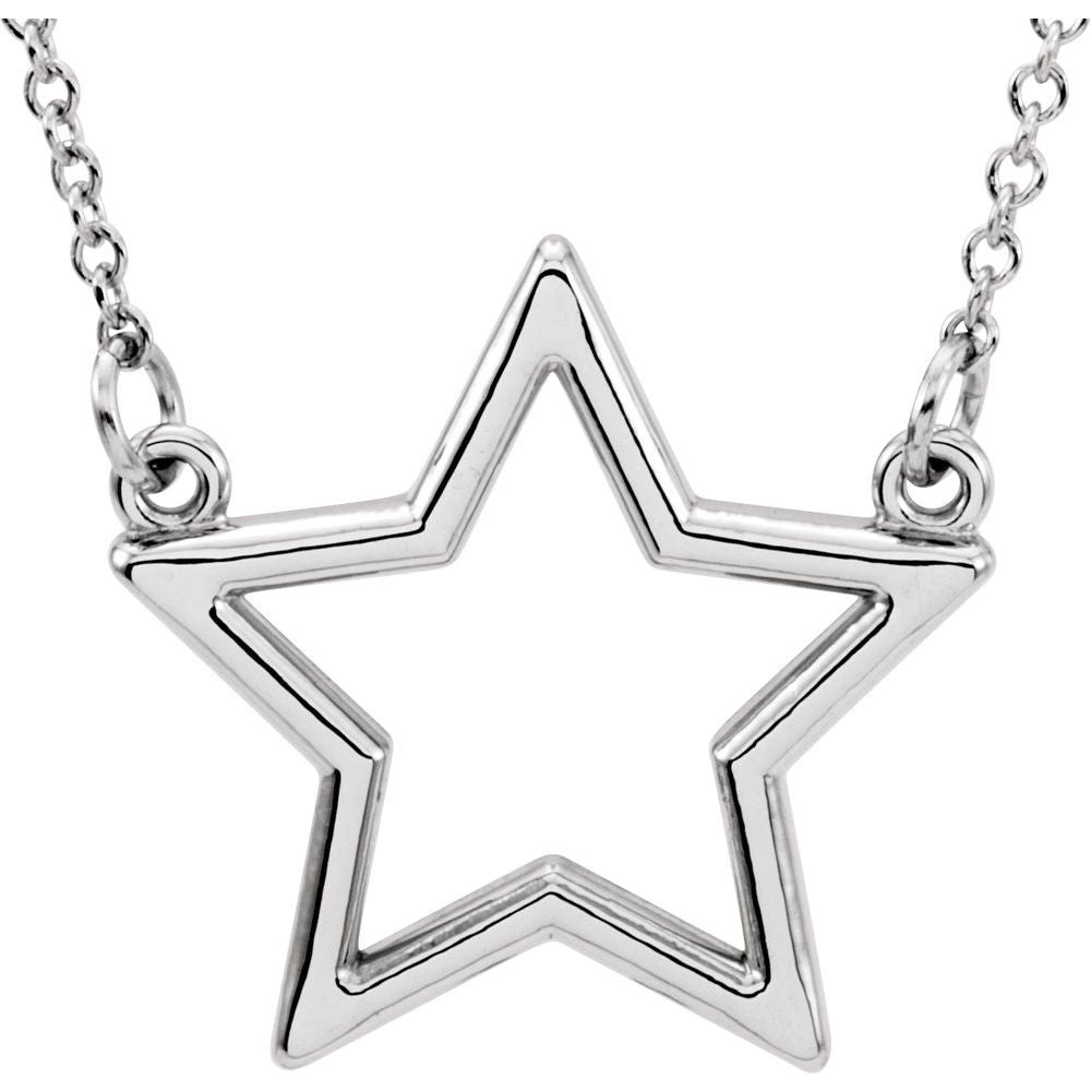 Star Necklace in 14K Gold