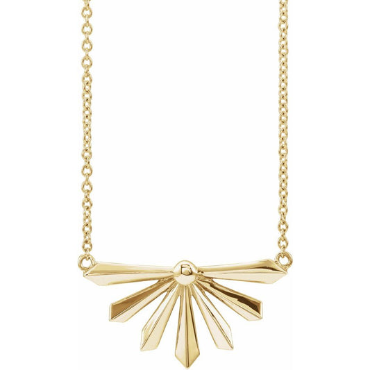 Star Necklace in 14K Solid Gold